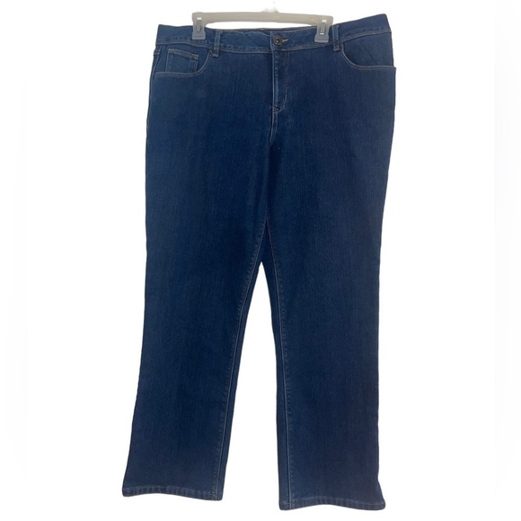 Natural Reflections flannel lined jeans. Size 18 EUC - Picture 3 of 7